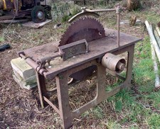 B W Chard Cast Iron Saw Bench