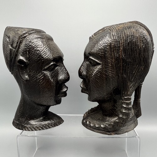 African head pair - head,