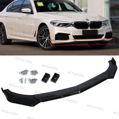 Black front bumper - black,