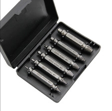 6pcs Damaged Screw Extractor Drill Bits Set Broken Speed Out Easy out Bolt BOX