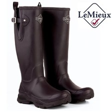 LeMieux Womens Stride Wellington Neoprene Boots Waterproof Muck Wellies Fig Size