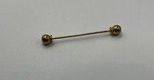 Metal Collar Bar, Men’s, Gold-tone Screw End, 2 Ins Long 
