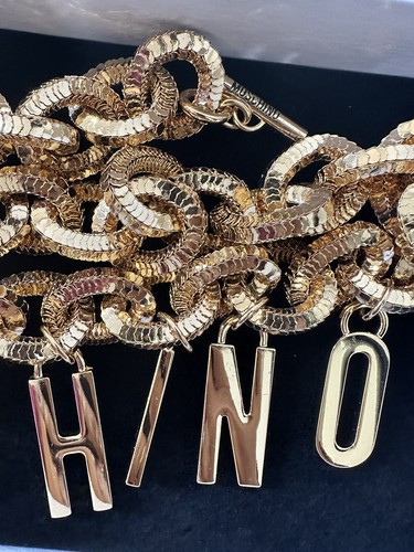Moschino belt gold metal - moschino,