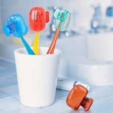 1-50pcs Toothbrush Head Covers Protector Cap Travel Portable Brush Pod Case