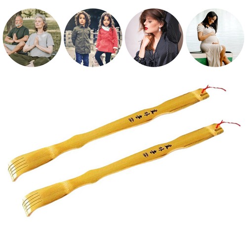 Bamboo wooden back self - back,