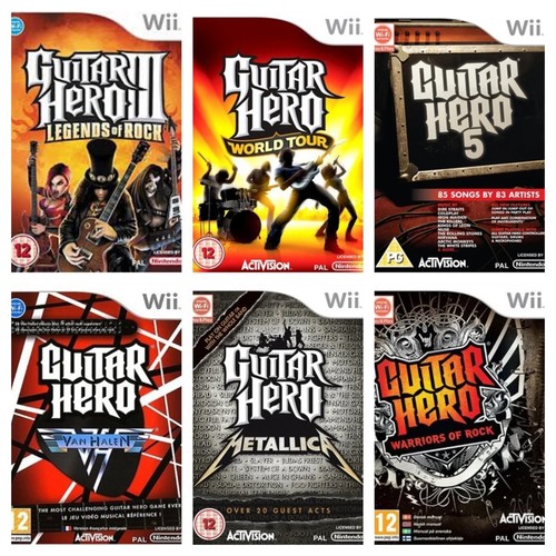 Wii guitar hero - -, same