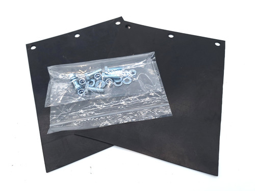 Pair trailer rear mudflaps - pair,
