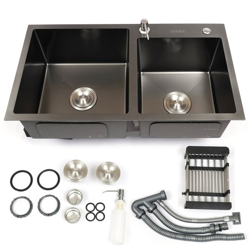 Stainless steel kitchen sink - steel,
