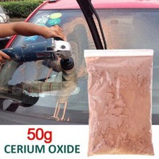 Cerium Oxide 50g Powder Faster Polishing Glass Scratch Remover Windscreen Tool
