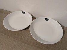 Dartington White Bowls Pasta 23cm Fine Bone China Set of 2