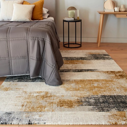 Modern abstract pattern rug - modern,