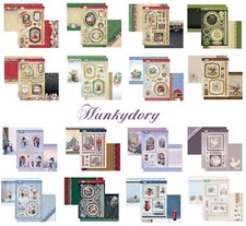 Hunkydory Christmas Card Making Kits Festive XMAS Luxury Topper Set Pack Toppers