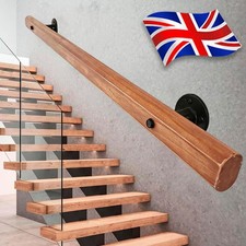 100cm wooden handrail stair - handrail,