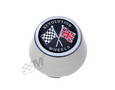 Revolution Wheels Wheel Centre Cap for 8 Spoke Wheels - 61mm SILVER