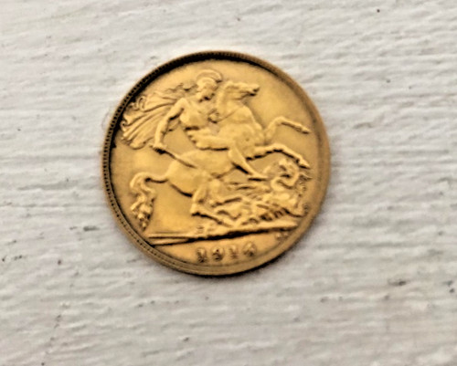 1914 king george 22ct - 22ct, gold