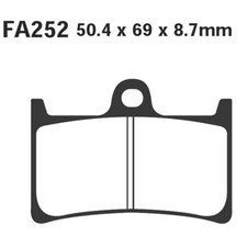 EBC PAIR OF BRAKE PADS