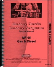 Massey Ferguson 65 Tractor Service Repair Manual 1958-1964