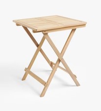 John Lewis Foldable Wooden 2-Seater Outdoor Patio Garden Table (Chipped) B+