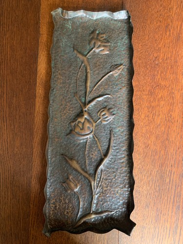 Arts crafts repoussee copper - arts,
