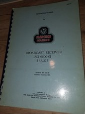 Instruction Manual For Marconi