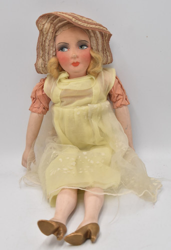 Antique french boudoir doll - antique,
