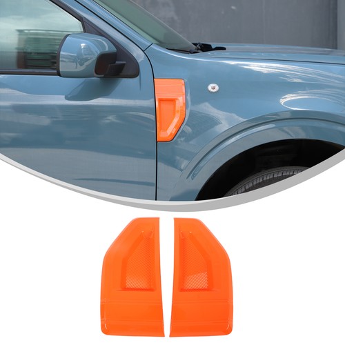 Abs orange front side fender - abs,