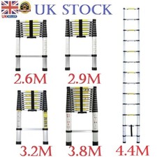 Multibao 1.4m/2.0m/2.6m/2.9/3.2m Telescopic Ladder Loft Step Folding Extendable