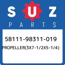 58111-98311-019 Suzuki Propeller(3x7-1/2x5-1/4) 5811198311019, New Genuine OEM P