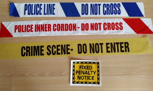 Triple pack police barrier - triple,