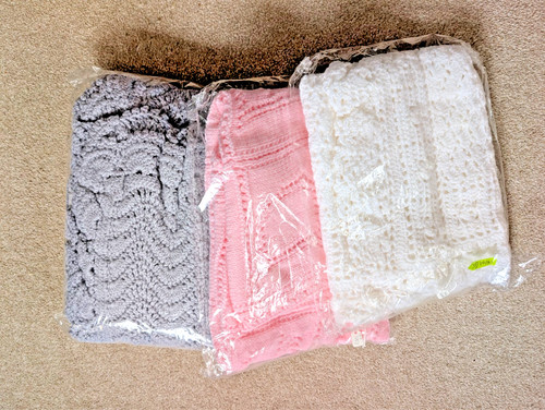 New handmade baby blanket - new,