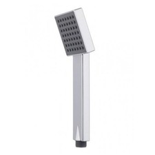AQUALISA REPLACEMENT Single Function SQUARE Shower Head Handset in Chrome