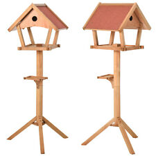 Bird Table Wooden House Feeder