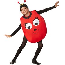 Kids Costume Ladybug Ladybird Big Eyes Insect Bug Fancy Dress Carnival Outfit