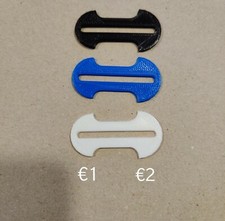 Removable shopping trolley token/key €1&€2