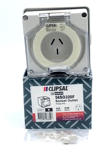 Clipsal 56so320f socket - clipsal,