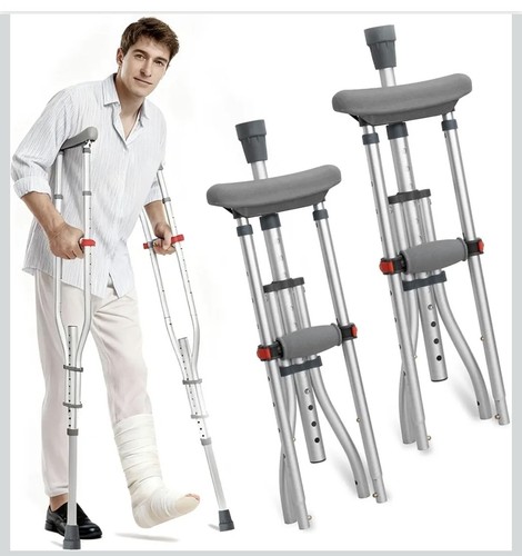 Foldable underarm crutches for - underarm,