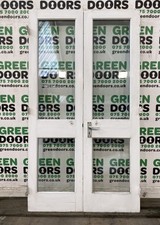 WOODEN FRENCH DOORS HALF PANEL