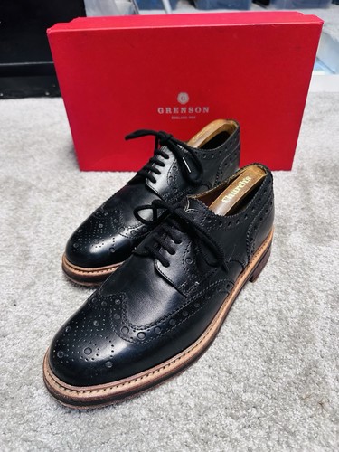 Grenson archie black leather - grenson,