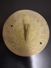 Brass 'Sunny Hours' Sundial 