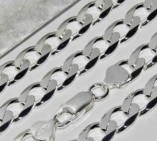 Sterling Silver CURB Chain 8MM