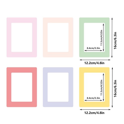 Magnetic picture frames - magnetic, 12
