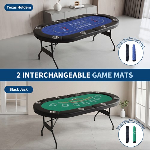 Player poker table in - table, 2-in-1