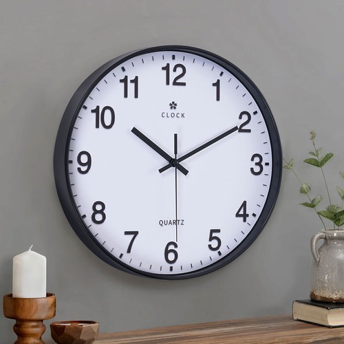 Large wall clock silent - 12",