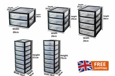 A4 Plastic Storage Drawers