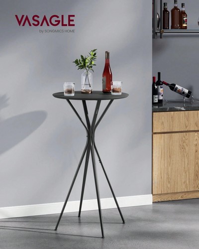 Round bar table - round, 60x60x105cm