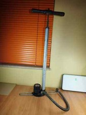 Vintage Stirrup Pump for Car Bicycle Motorbike Working With Gauge , Heavy