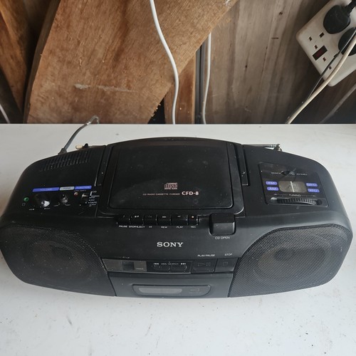 Sony radio cassette corder - sony, cd/radio/cassette-corder