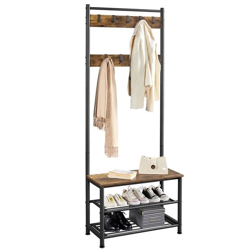 Coat stand shoe rack with - coat,