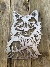 MAINE COON CAT WALL ART GARDEN