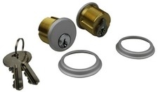 Screw In Lock Round Cylinder Locks For Adams Rite - Alpro Aluminium Doors 1 PAIR